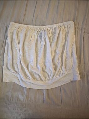 Express Women’s white Tube Skirt - Elastic Waist